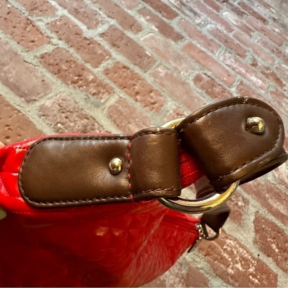 Donald J Pliner red & brown hobo bag - Picture 11 of 16